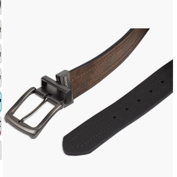 Levi's Men's Two-In-One Reversible Casual Jeans Belt SZ 40 - Picture 10 of 10